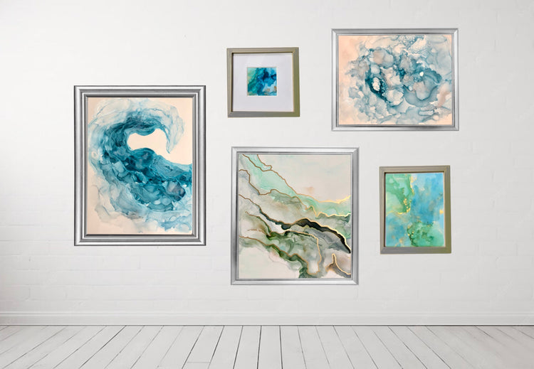 The Flowing Freely Collection: Fluid Ink Abstracts